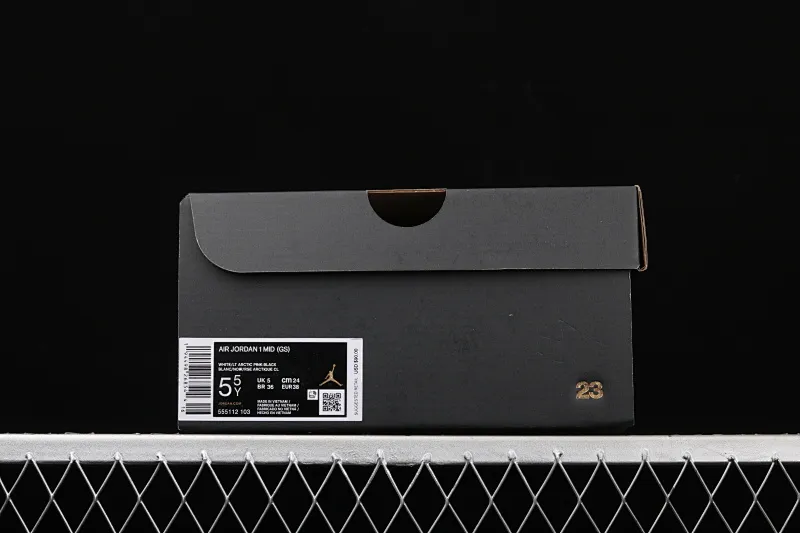 All categories Air Jordan Jordan series basketball shoes Air Jordan 1 Mid Air Jordan 1 Mid GS AJ1 Joe 1 China Pink White Panda 555112-103